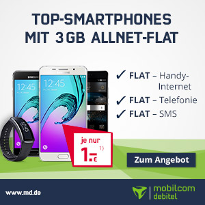 mobilcom-debitel Special Allnet mit dem Samsung Galaxy S5 oder dem Sony Xperia Z3