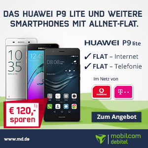 mobilcom-debitel Internet-Flat 3000 mit dem Samsung Galaxy Tab A 9,7 LTE